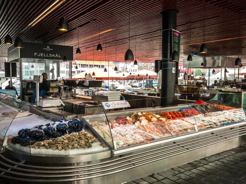 Mercado pescado Bergen 1