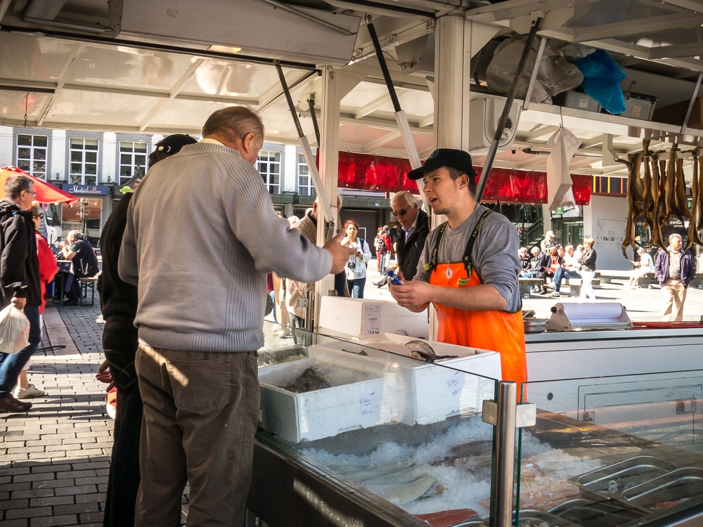Mercado pescado Bergen